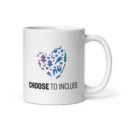 Choose to Include White glossy mug